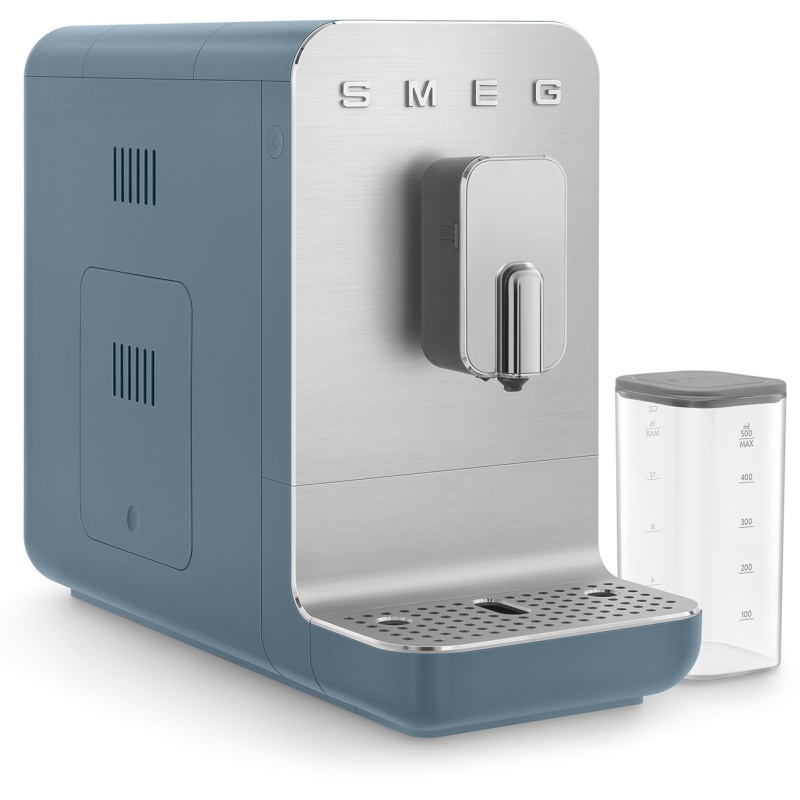 Smeg BCC13SBMUK Bean To Cup Automatic Coffee Machine With Milk System - Storm Blue