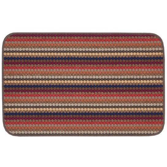 Likewise Matting Helsinki Striped Door Mat 80x140cm - Brown