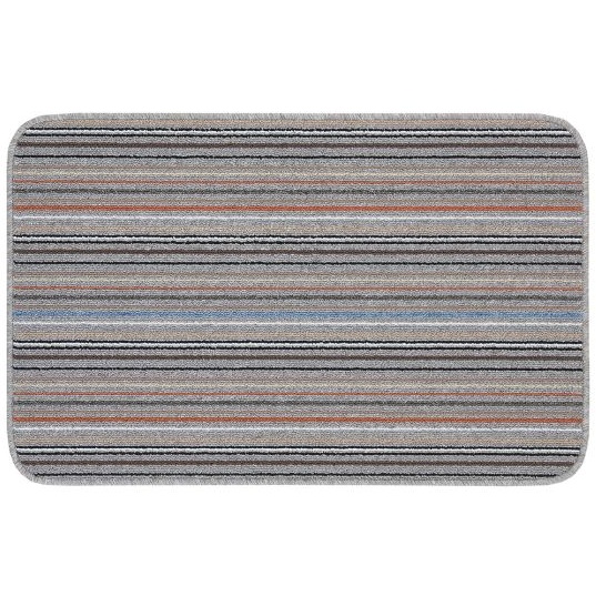 Likewise Matting Stockholm Sriped Door Mat 80x140cm - Grey/Clay