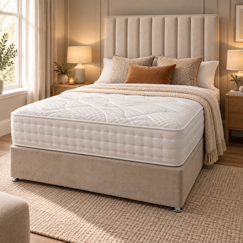 Highgrove Kenton 2000 Mattress & Divan Set with Headboard