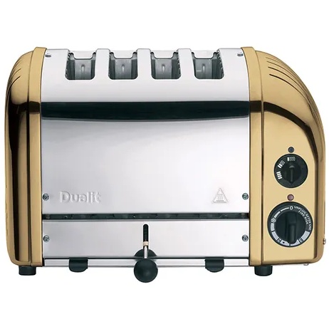 Dualit 47452 Classic Vario AWS 4 Slot Toaster - Brass
