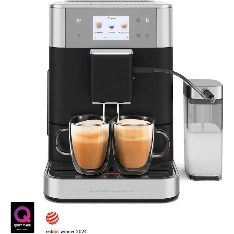 KitchenAid 5KES8557BBK Fully Automatic Espresso Machine - Cast Iron Black