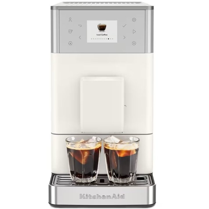 KitchenAid 5KES8453BPL Fully Automatic Espresso Machine with Iced Coffee KF3 - Porcelain