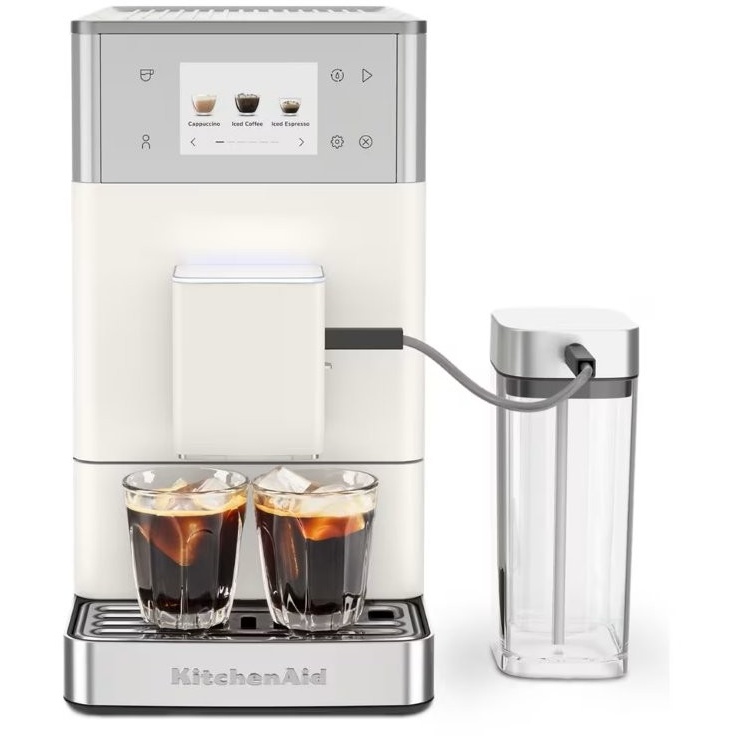 KitchenAid 5KES8454BPL Fully Automatic Espresso Machine with Iced Coffee KF4 - Porcelain