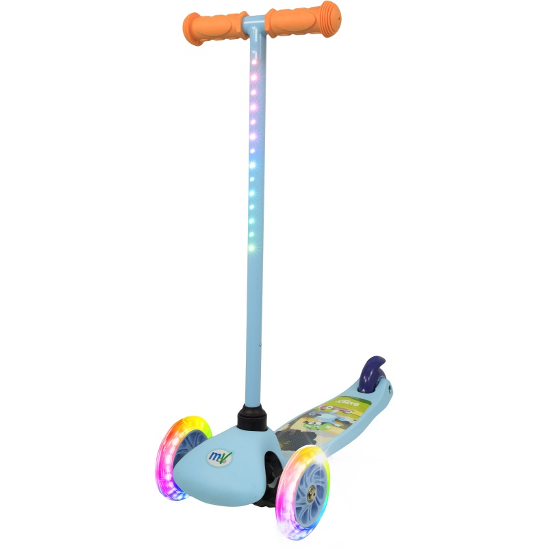 MV Sports Bluey Tilt & Glo Light Up Scooter