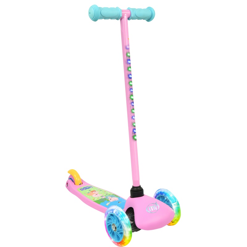MV Sports Peppa Pig Tilt & Glo Light Up Scooter