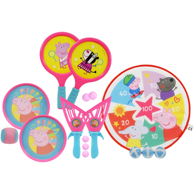MV Sports Peppa Pig Bumper Box 4-in-1 Garden Games
