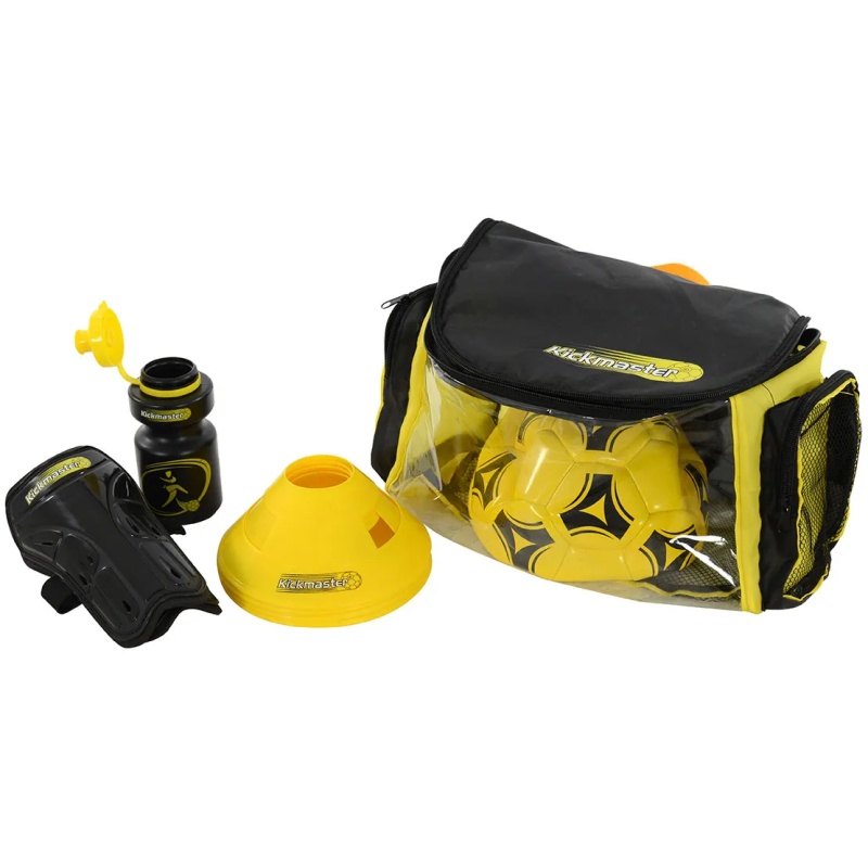 MV Sports Kickmaster Backpack Football Training Set
