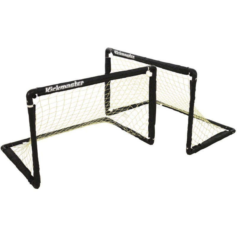 MV Sports Kickmaster One On One Folding Goal Set