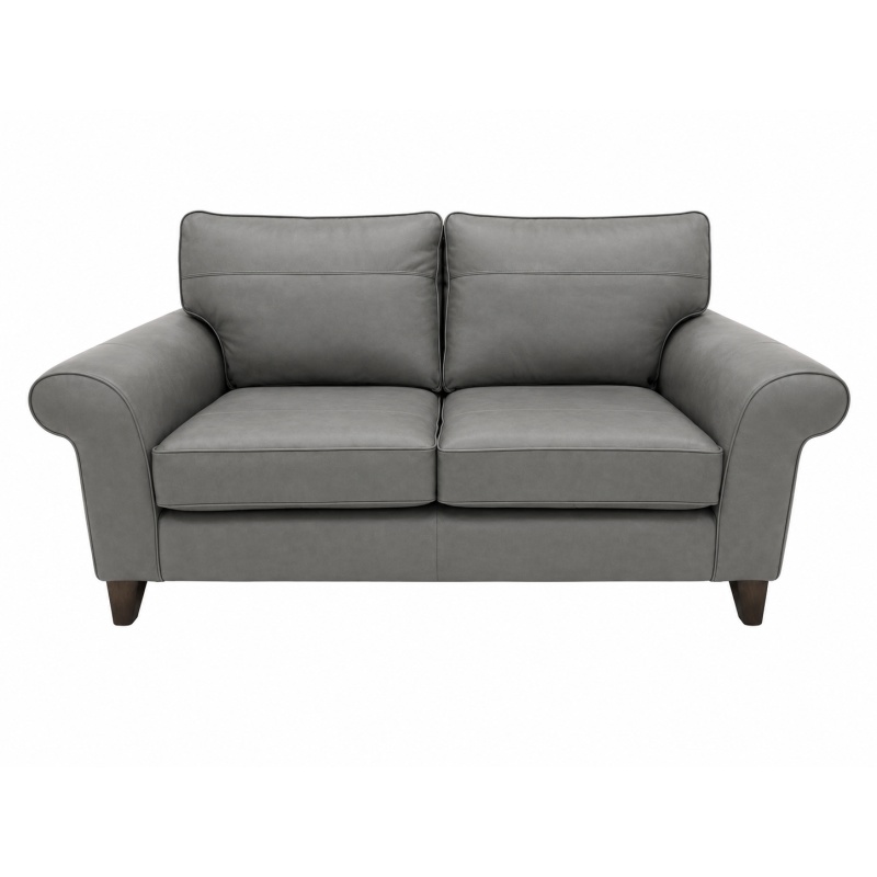 The Lounge Co The Lounge Co Penelope 2.5 Seater Sofa in Dallas Charcoal Leather