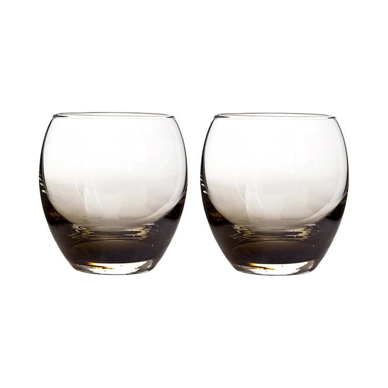 Denby Denby Contemporary Smoked Grey Small Tumbler Set of 2