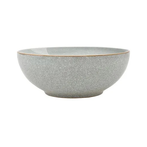 Denby Elements Alt Coupe Cereal Bowl - Light Grey