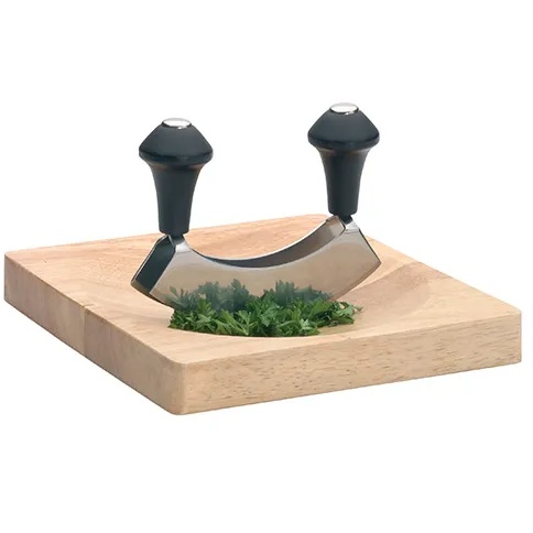 KitchenCraft Kitchencraft Stainless Steel Double Hachoir Set