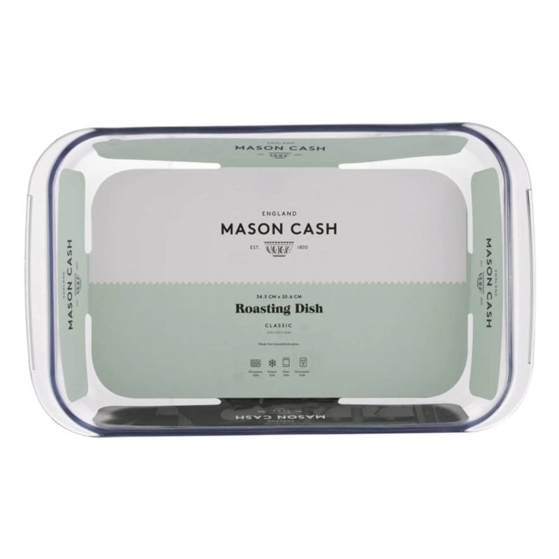 Mason Cash Classic Collection Glass Rectangular Dish 2.2L