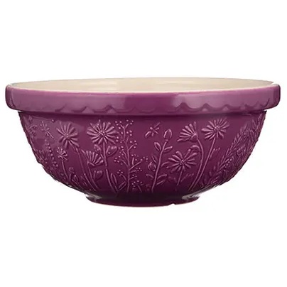 Mason Cash Mason Cash In The Meadow Daisy Mixing Bowl 26cm - Purple