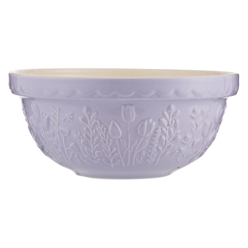 Mason Cash Mason Cash In The Meadow Tulip Mixing Bowl 24cm - Lilac