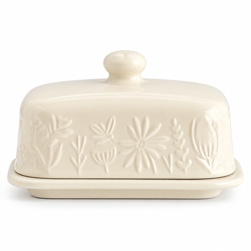 Mason Cash Mason Cash In The Meadow Butter Dish - Cream