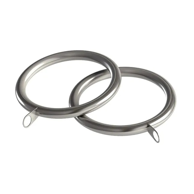 Speedy Standard Lined Curtain Rings For 28mm Curtain Poles (8 Per Pack)