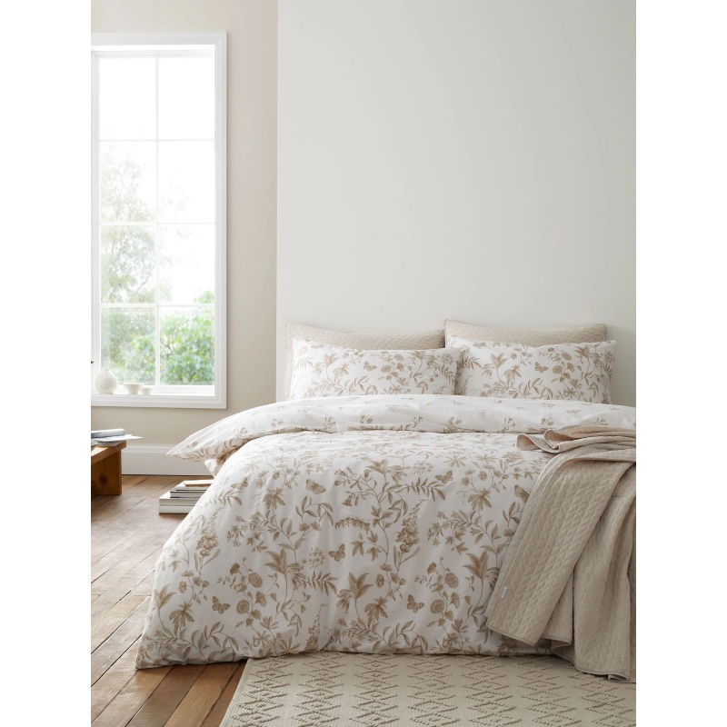 Bianca Bianca Thea Floral Duvet Set - Natural