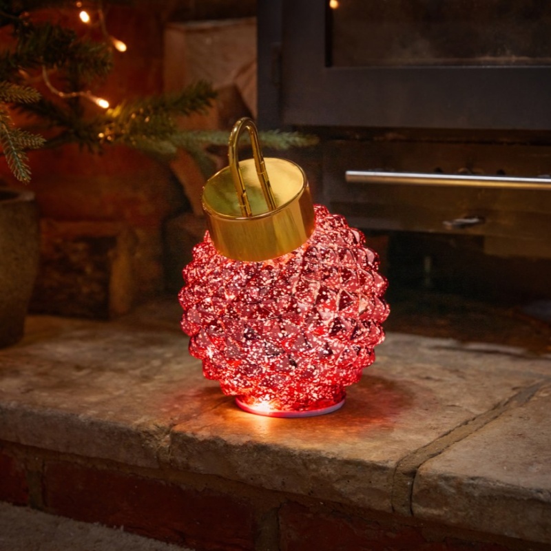 Smart Garden Three Kings InLit Spinning DecoBauble - Ruby