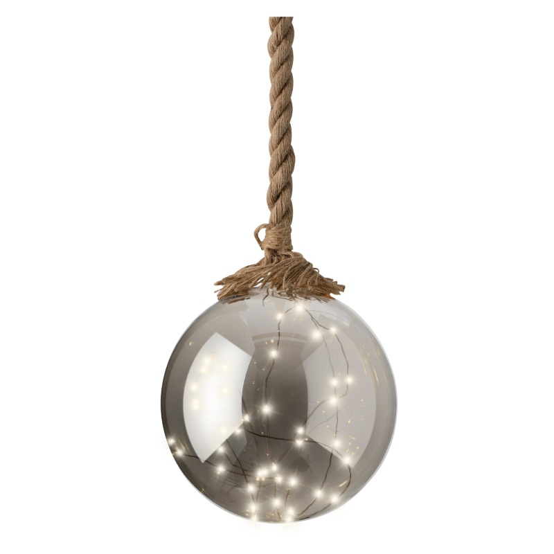 Lumineo Lumineo Micro LED Ball 19cm Smokey/Classic Warm