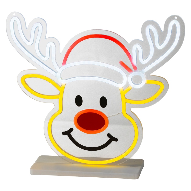 Lumineo Lumineo Neon Reindeer Light 40cm