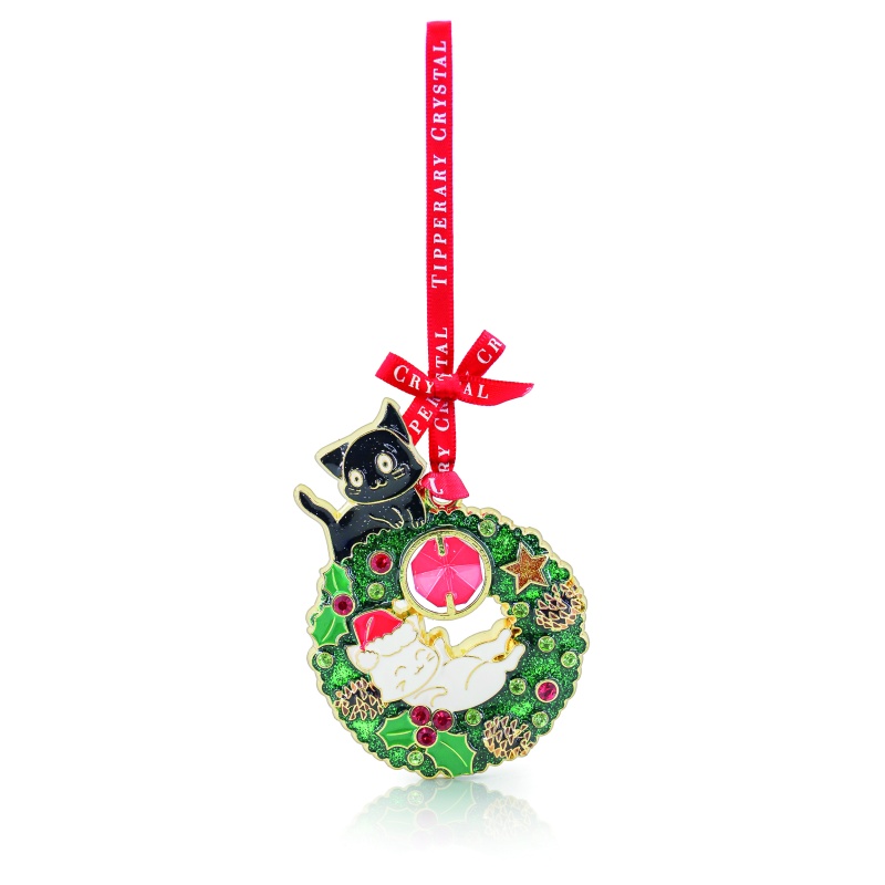 Tipperary Cats Gem Christmas Tree Decoration