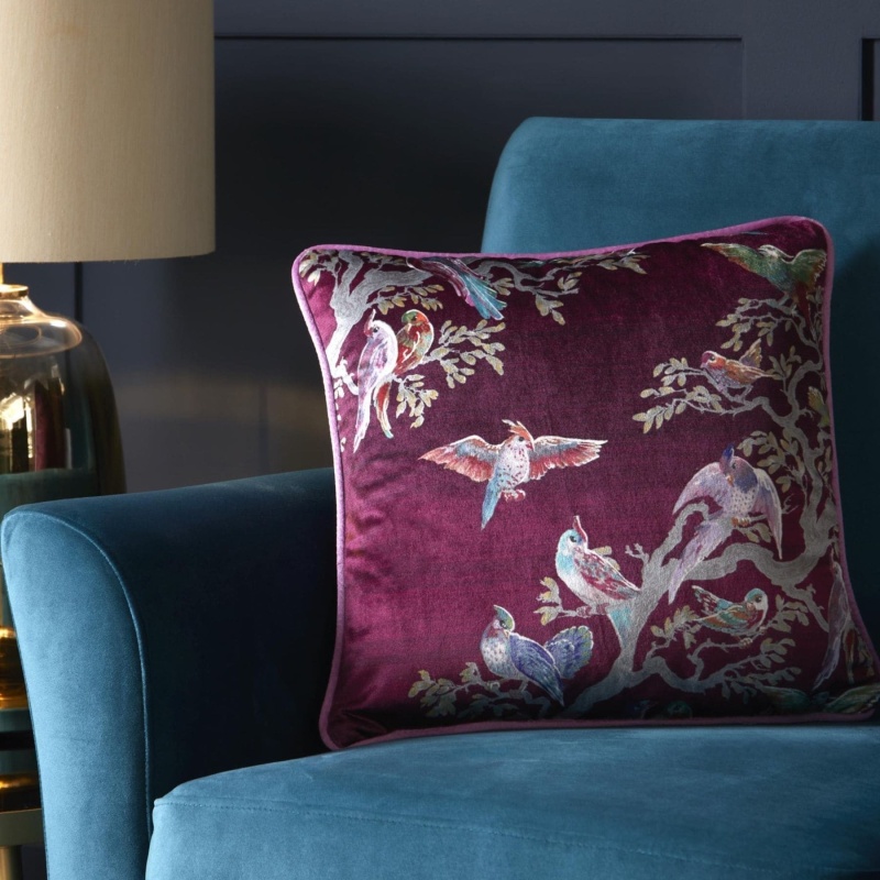 Laurence Llewelyn-Bowen Laurence Llewelyn-Bowen Birdity Absurdity Cushion 43cm - Pink