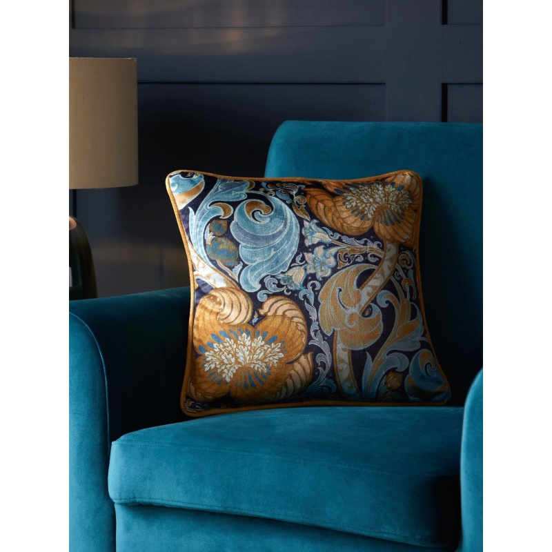 Laurence Llewelyn-Bowen Laurence Llewelyn-Bowen Down The Dilly Cushion 43cm - Ochre/Blue