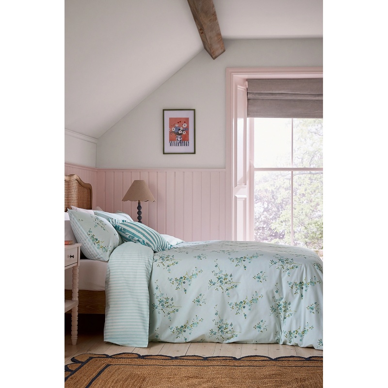 Helena Springfield Blossom Duvet Set - Aqua