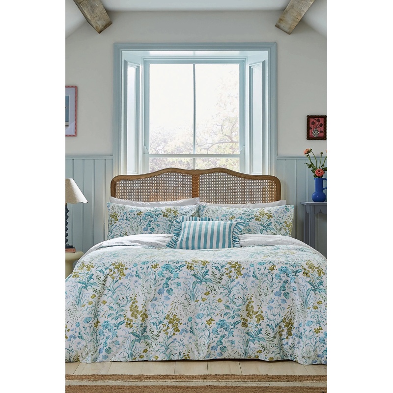Helena Springfield Foxglove Duvet Set - Aqua