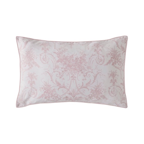 Laura Ashley Tuileries Standard Pillowcase Pair - Blush Pink