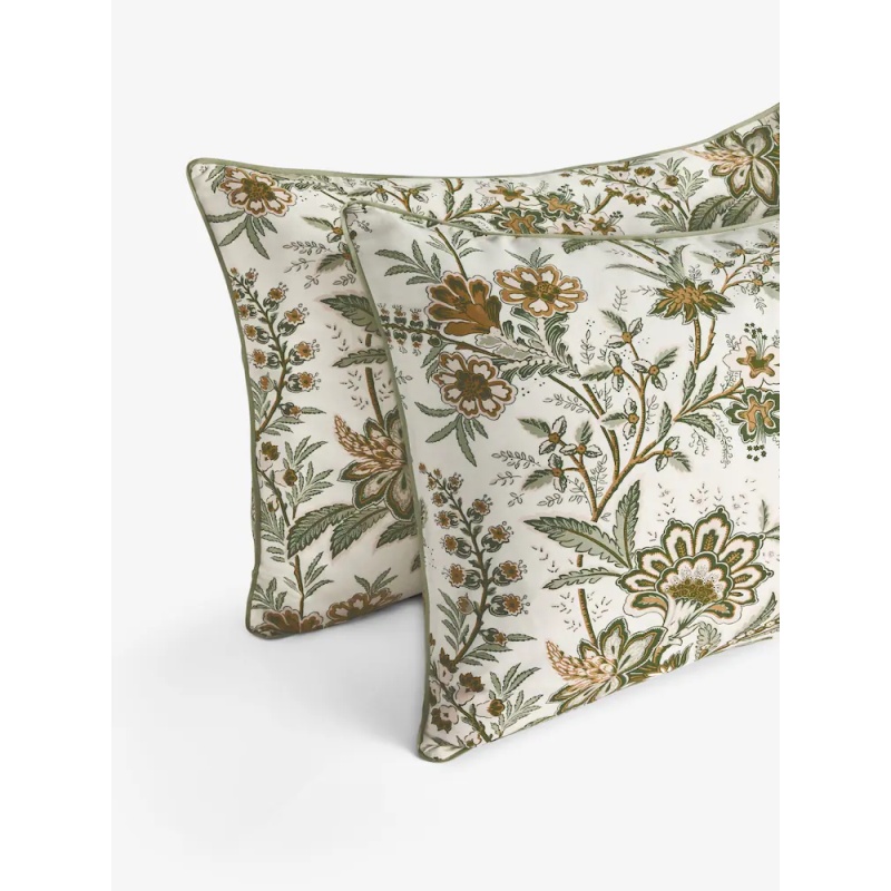 Laura Ashley Marlbrook Standard Pillowcase Pair - Sage