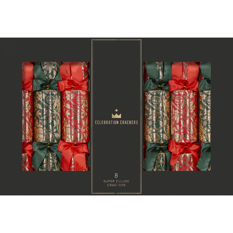 Heart & Soul Traditional Christmas Crackers 8pk