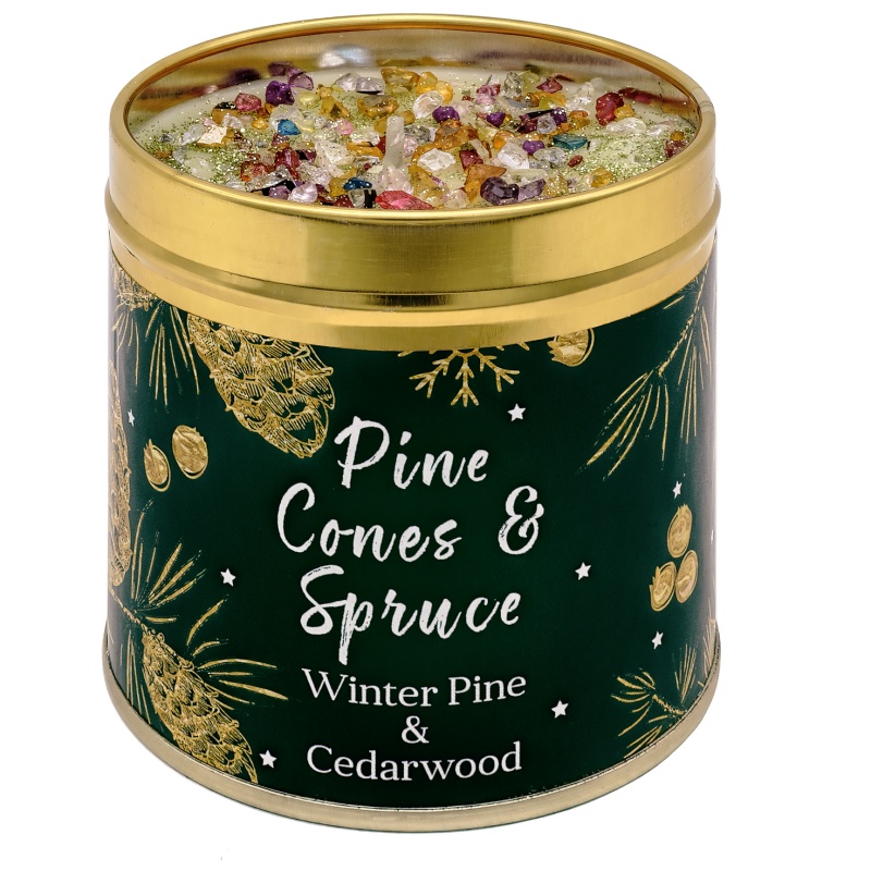 Best Kept Secrets Best Kept Secrets Pine Cones & Spruce Candle Tin 240g
