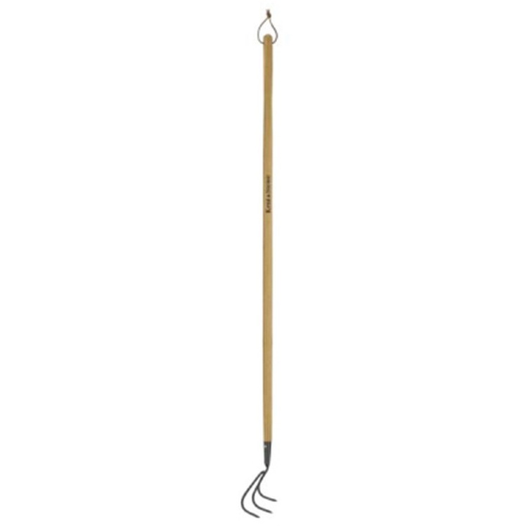 Kent & Stowe Carbon Steel Long Handled 3 Prong Culivator