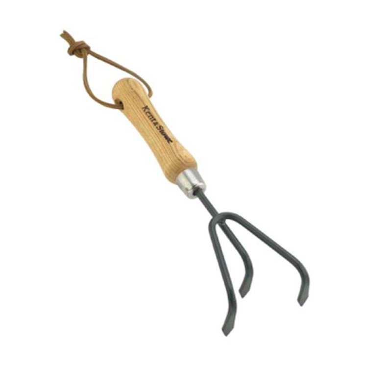 Kent & Stowe Carbon Steel Hand 3 Prong Cultivator