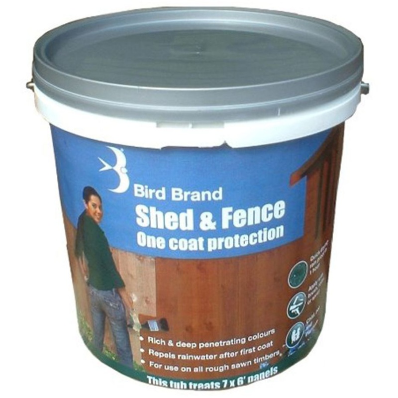 5 Litre Shed And Fence One Coat Autumn Gold Wood Preserver