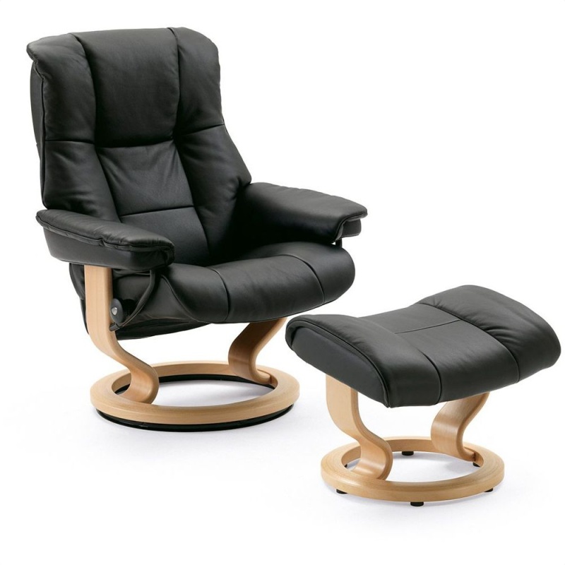 Stressless Mayfair Chair & Stool Set