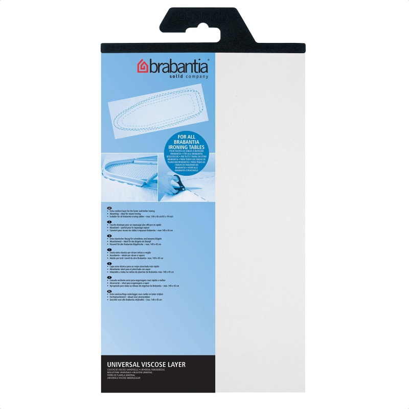 Brabantia White 135Cm X 49Cm Felt Pad