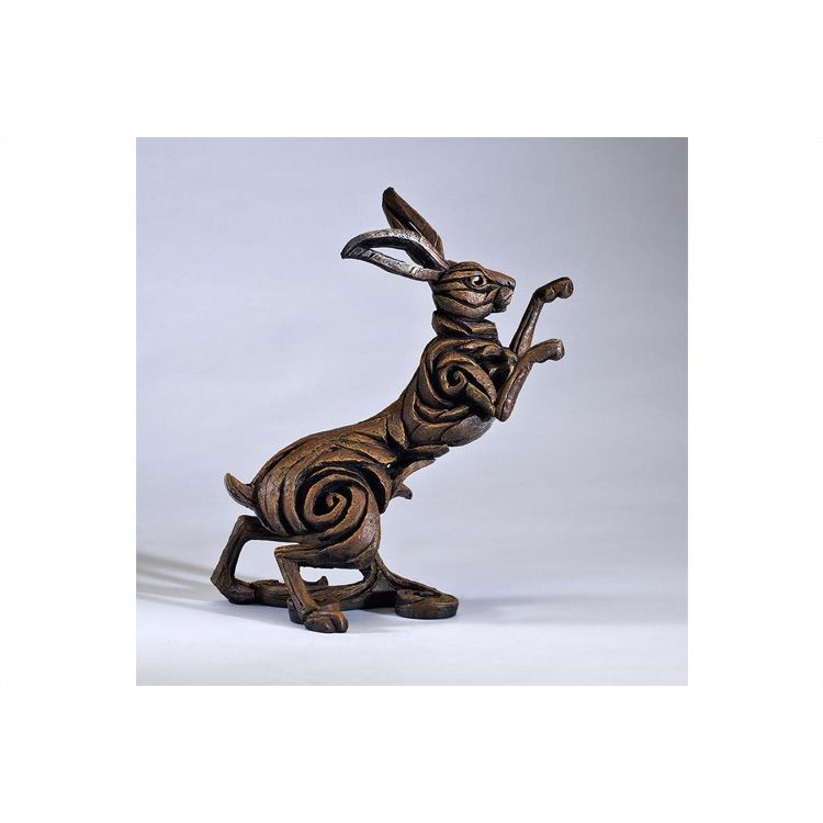 Edge Boxing Hare Sculpture