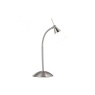 Searchlight 9961SS Halogen Satin Silver Touch Desk Lamp