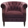 Alexander & James Jude Plush Velvet Chair