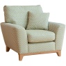 Ercol Novara Chair Side View in N3 Grade Fabric