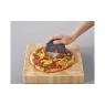Joseph Joseph Disc Easy-Clean Grey & Red Pizza Wheel cutting pizza