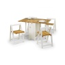 Julian Bowen Savoy Dining Set - White / Natural Finish