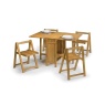 Julian Bowen Savoy Dining Set - Light Oak Finish