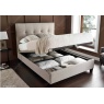 Kaydian Designs Walkworth Ottomon Bedframe upholstered in Oatmeal - Open View