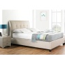 Kaydian Designs Accent Ottoman Bed upholstered in Oatmeal