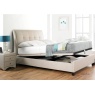 Kaydian Designs Accent Ottoman Bed upholstered in Oatmeal - Open View